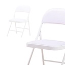 6 Sillas Plegables Blancas