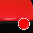 6 Sillas Plegables Rojo con Negro