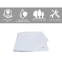 2 Lonas Impermeables 2x2 Blanco