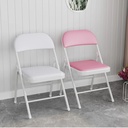 6 Sillas Plegables Rosa