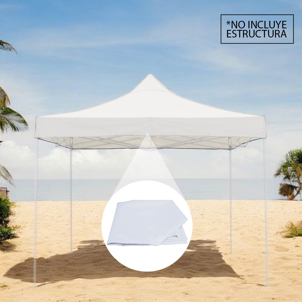 2 Lonas Impermeables 2x2 Blanco