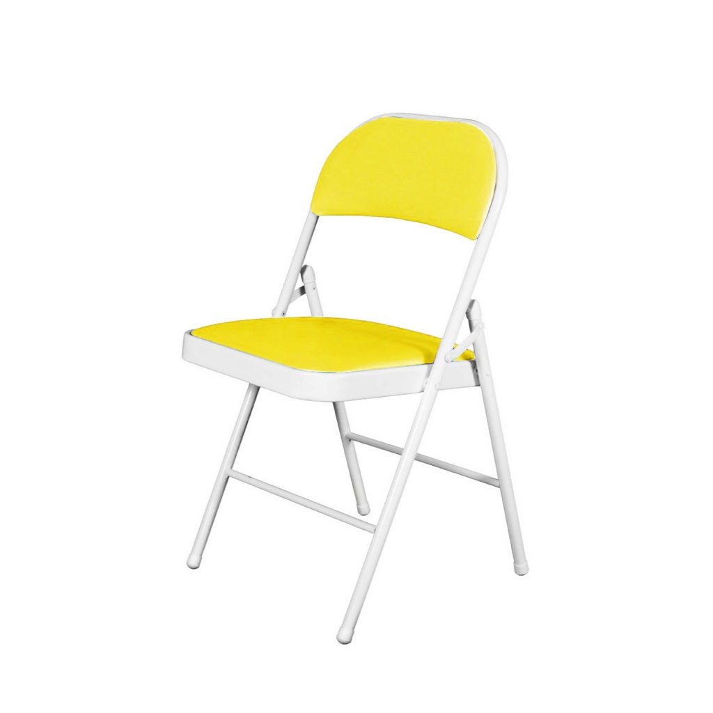 Silla plegable acojinada  Amarilla