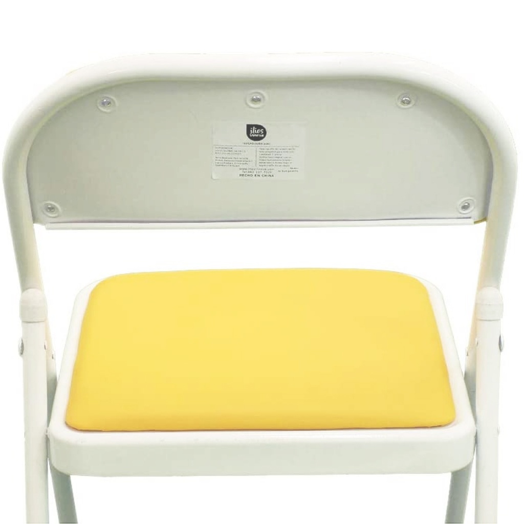 Silla plegable acojinada  Amarilla
