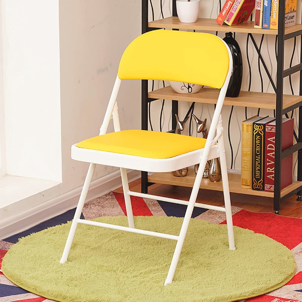 Silla plegable acojinada  Amarilla
