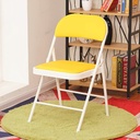 Silla plegable acojinada  Amarilla