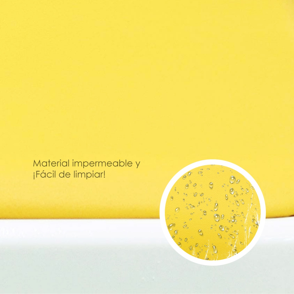 Silla plegable acojinada  Amarilla