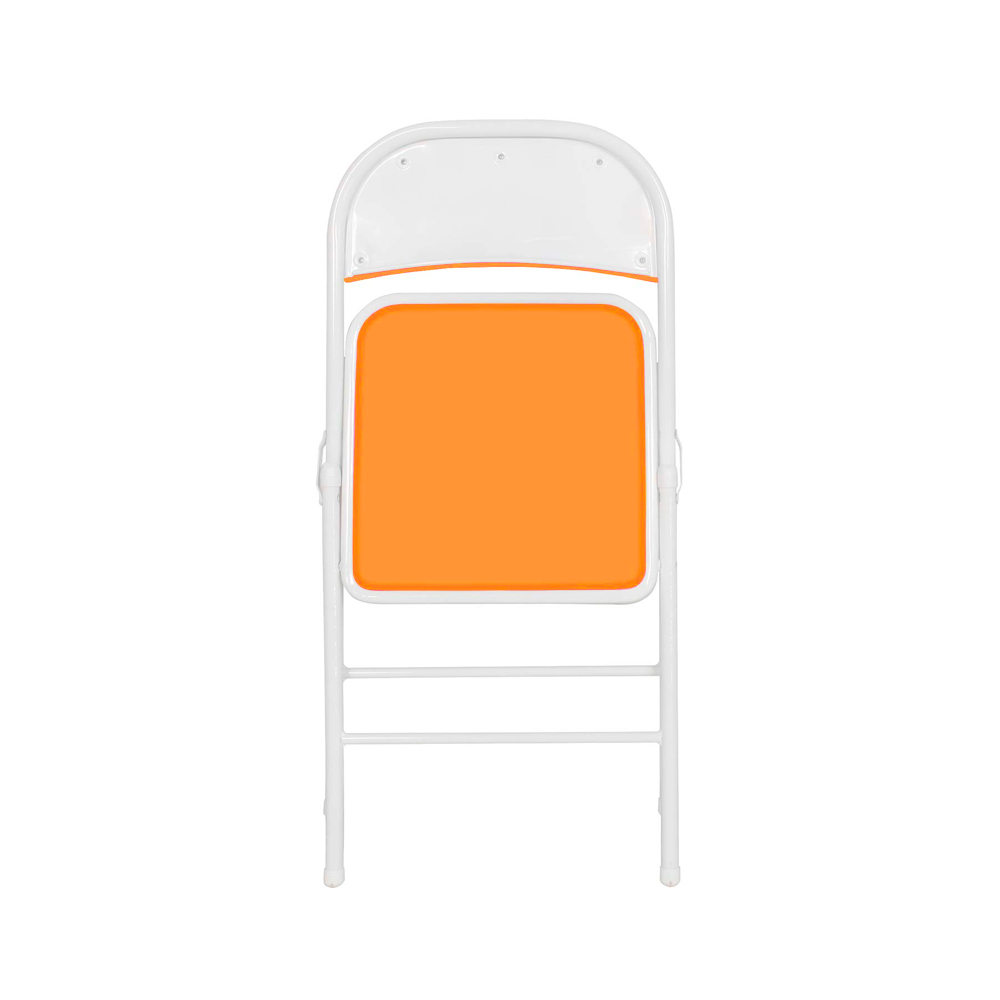 Silla plegable acojinada  Anaranjado