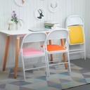 Silla plegable acojinada  Anaranjado