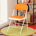 Silla plegable acojinada  Anaranjado