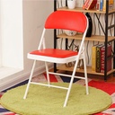 Silla plegable acojinada  Roja