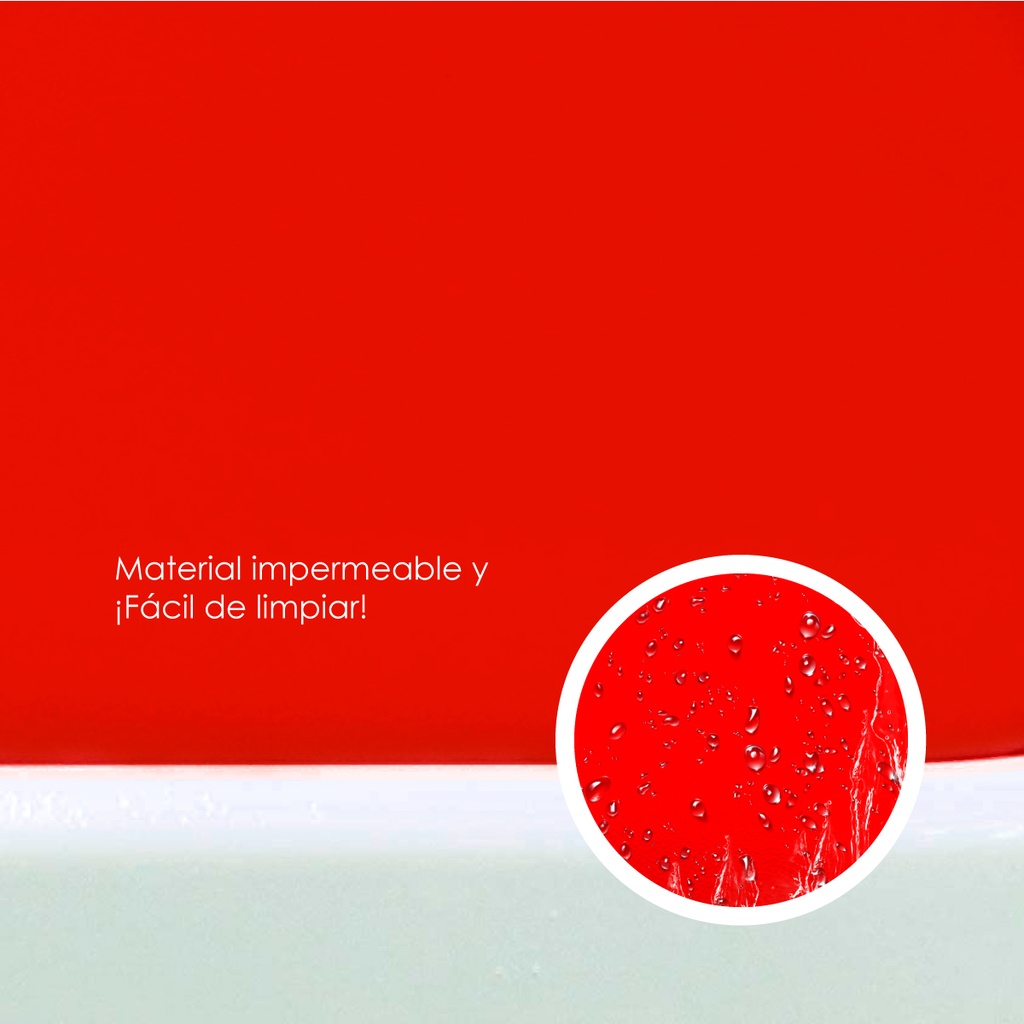 Silla plegable acojinada  Roja