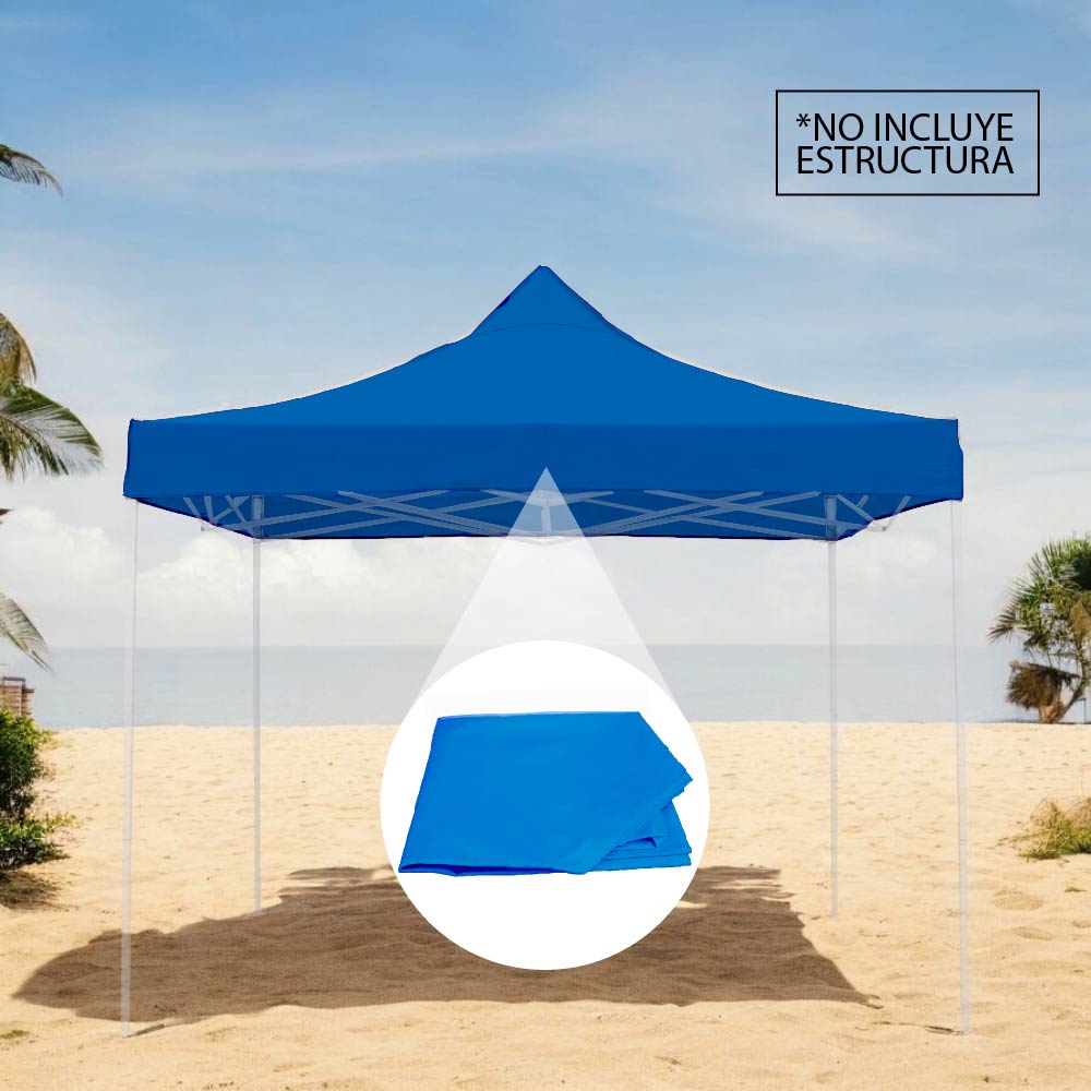 2 Lonas Impermeables 2x2 Azul