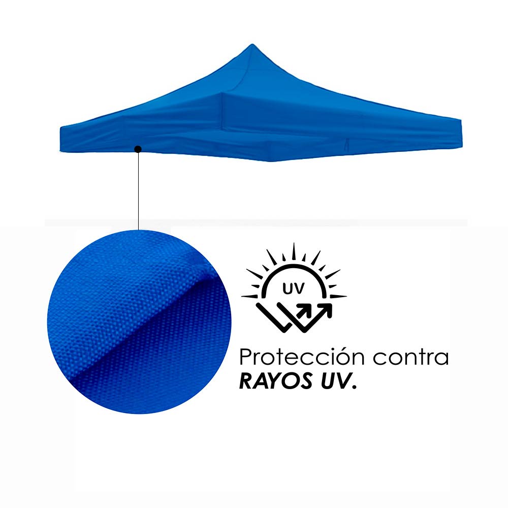 2 Lonas Impermeables 2x2 Azul