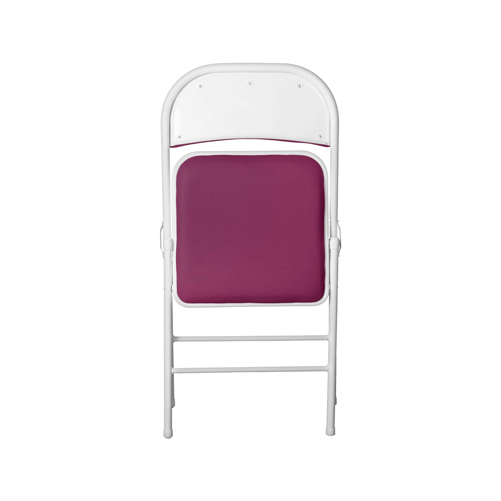 Silla plegable acojinada Morada  