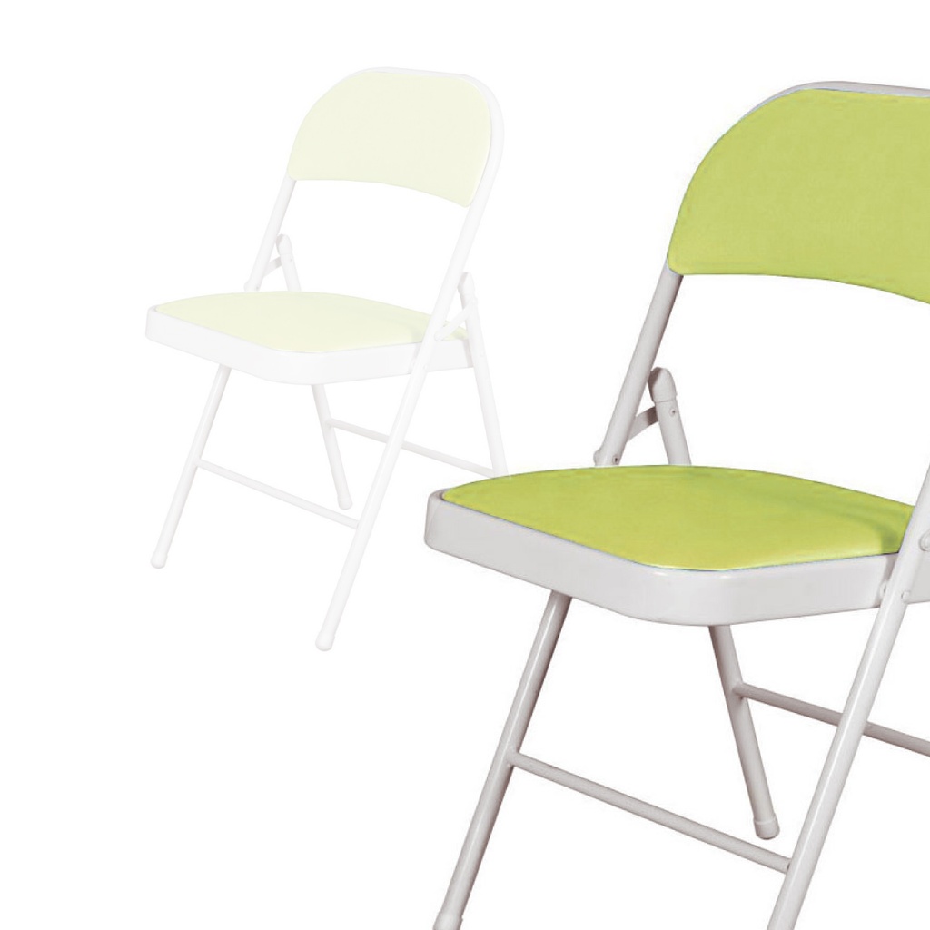 Silla plegable acojinada Verde limón