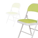 Silla plegable acojinada Verde limón
