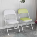 Silla plegable acojinada Verde limón