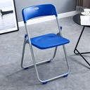 Silla plegable para exteriores apilable Azul