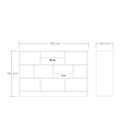 Librero organizador de 10 cubos Maple