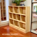Librero organizador de 10 cubos Maple