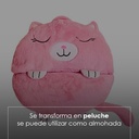 Bolsa de dormir 2 en 1 para niño Gato rosa