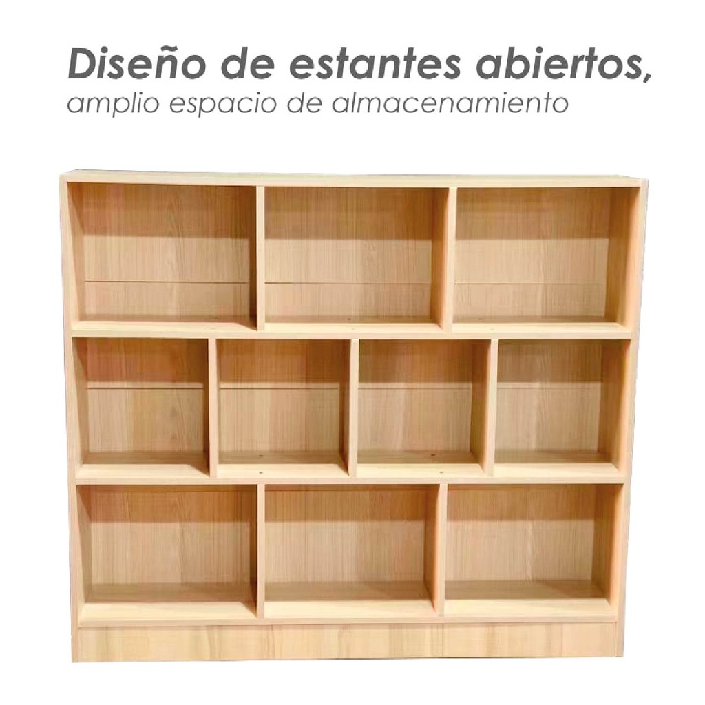 Librero organizador de 10 cubos Maple
