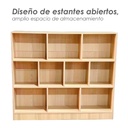 Librero organizador de 10 cubos Maple