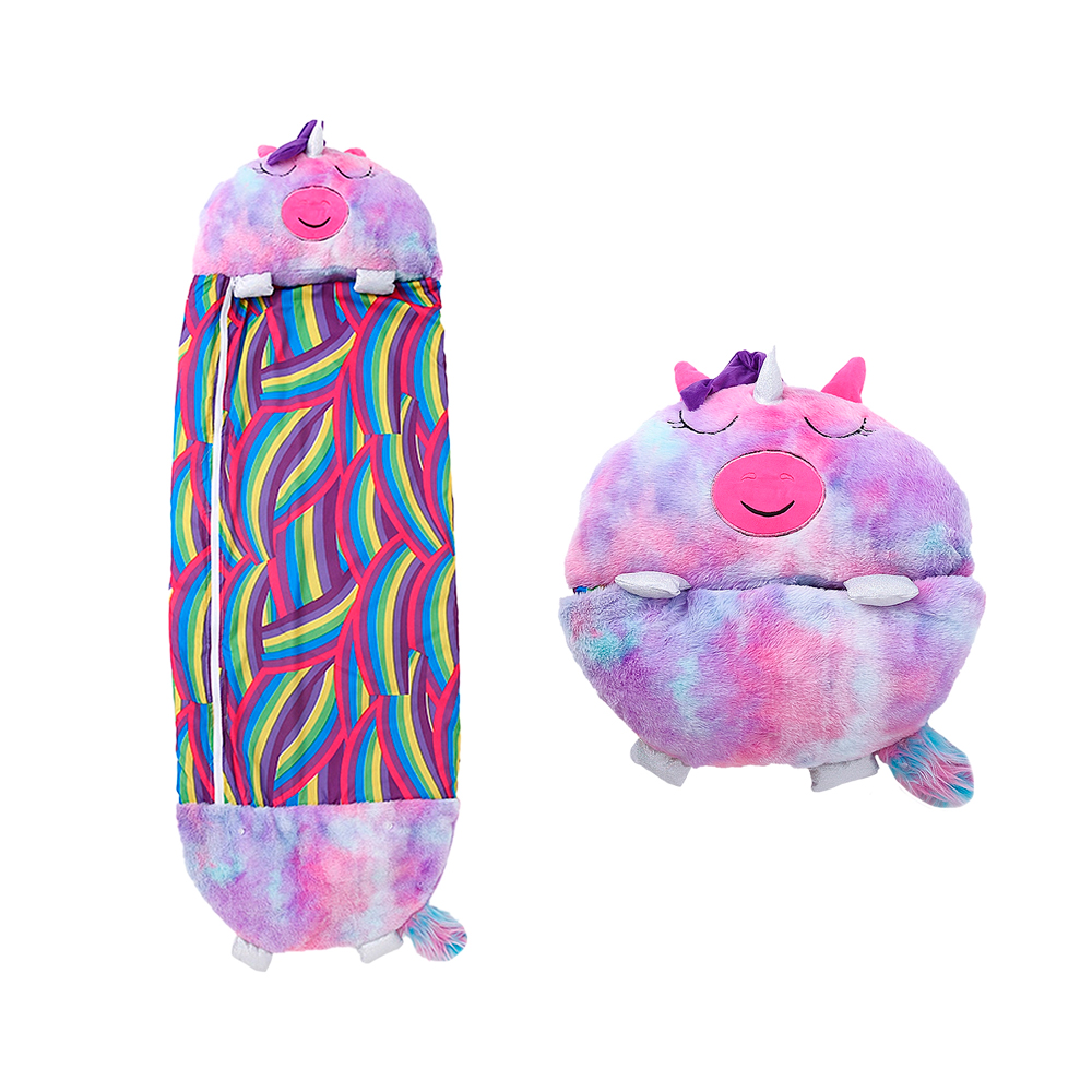 Bolsa de dormir 2 en 1 para niño Unicornio Arcoiris