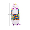 Bolsa de dormir 2 en 1 para niño Unicornio Blanco
