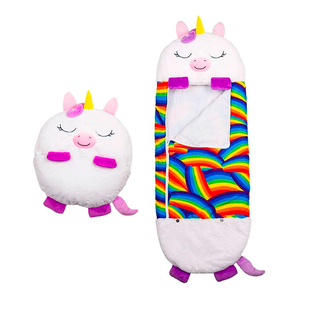 Bolsa de dormir 2 en 1 para niño Unicornio Blanco