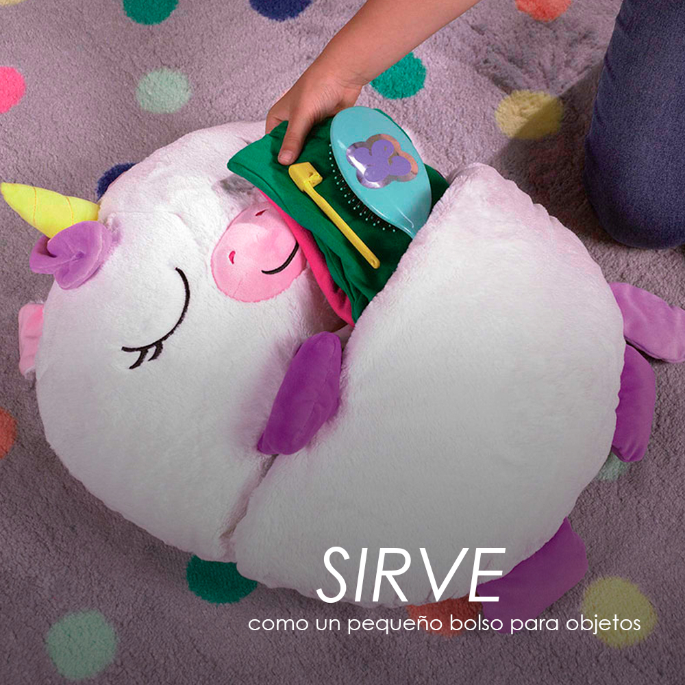 Bolsa de dormir 2 en 1 para niño Unicornio Blanco