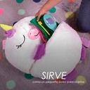 Bolsa de dormir 2 en 1 para niño Unicornio Blanco