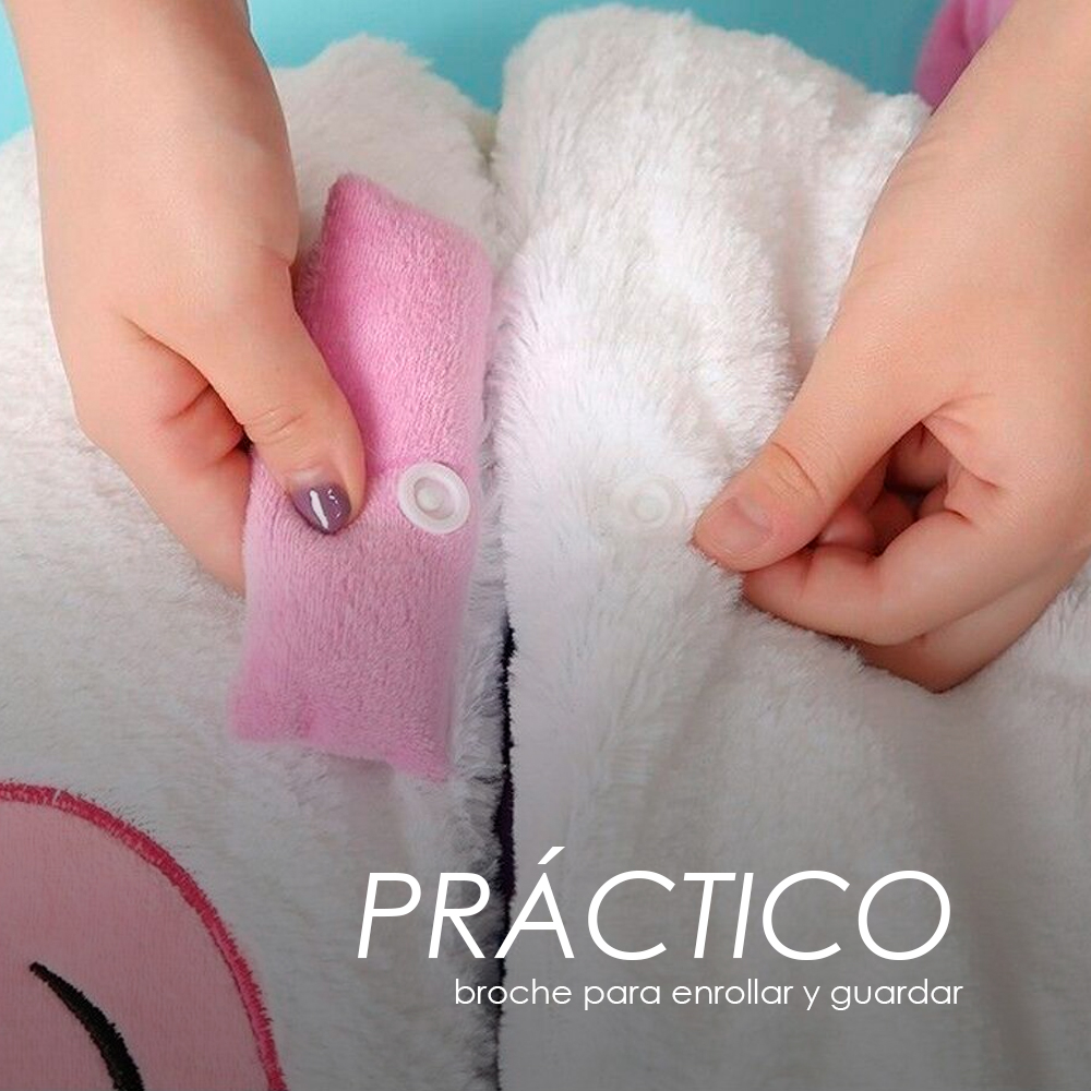 Bolsa de dormir 2 en 1 para niño Unicornio Blanco