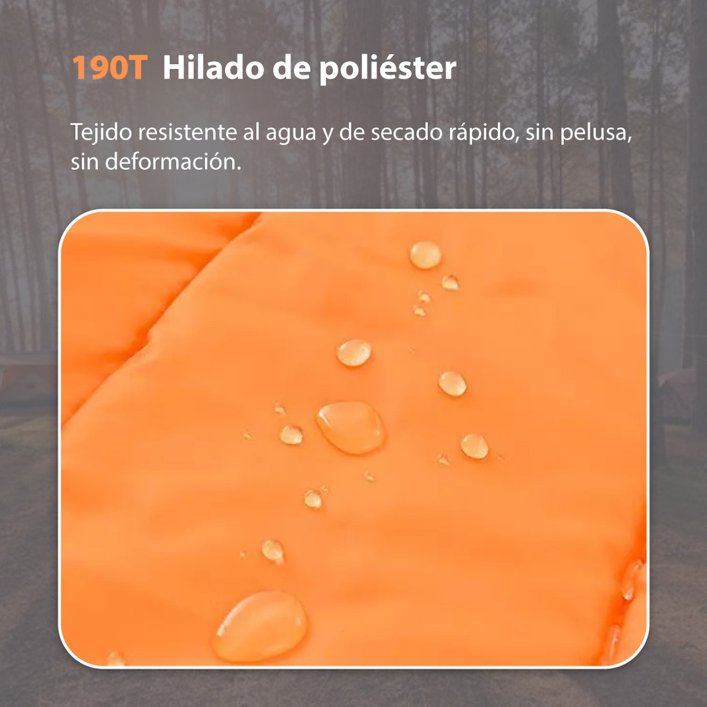 Bolsa para dormir de adulto Naranja