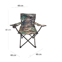 10 Sillas Plegables Playa Militar