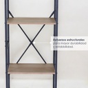 Librero organizado triple ancho