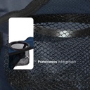 Silla plegable impermeable con funda y portavasos (Azul marino)
