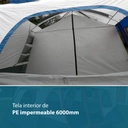 Tienda de campaña familiar extra grande Azul