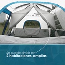 Tienda de campaña familiar extra grande Azul