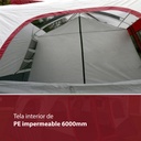 Tienda de campaña familiar extra grande Rojo