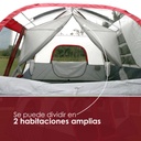 Tienda de campaña familiar extra grande Rojo