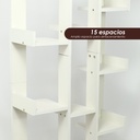 Librero organizador 15 espacios