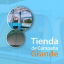 Tienda de campaña familiar grande Azul