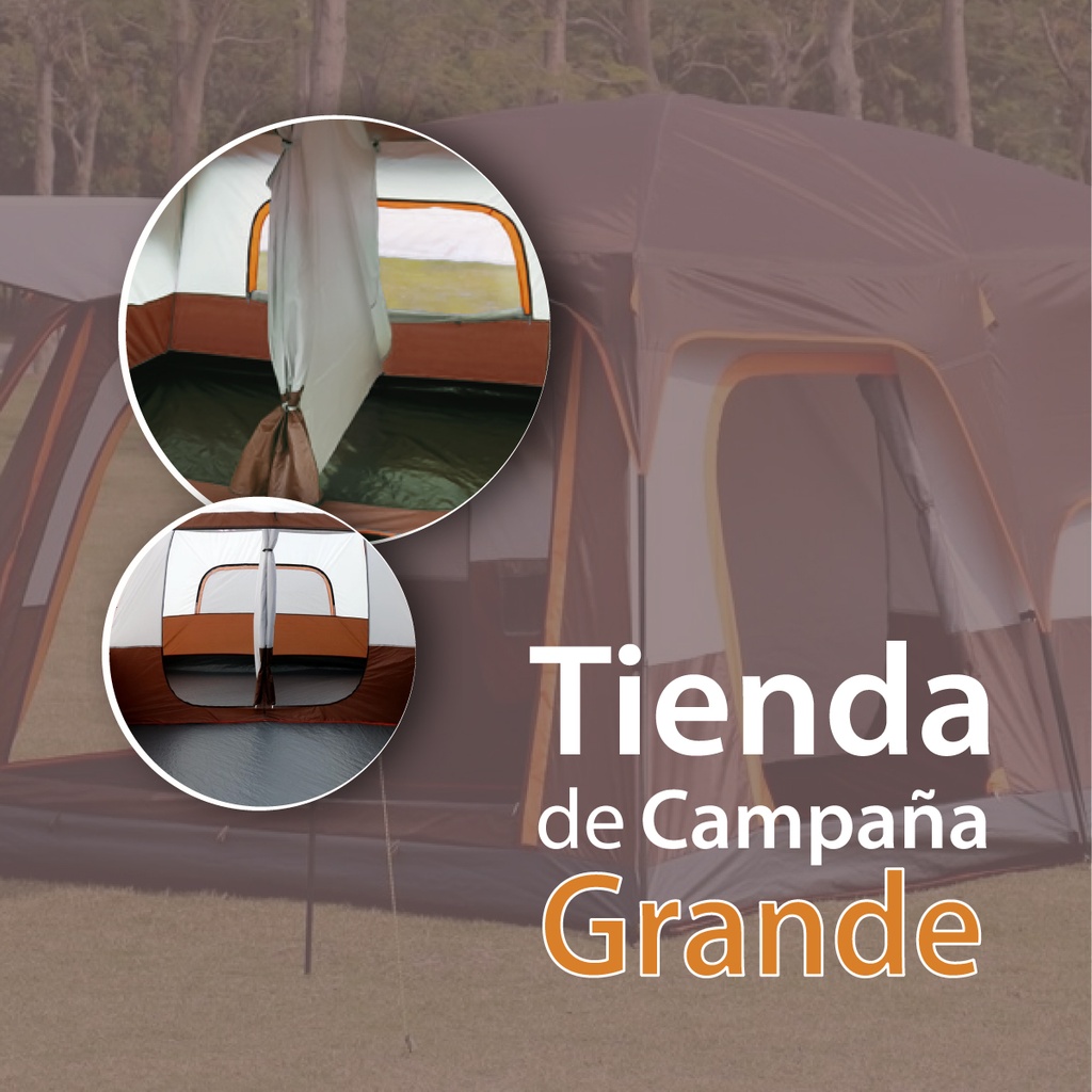 Tienda de campaña familiar grande Café