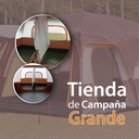 Tienda de campaña familiar grande Café