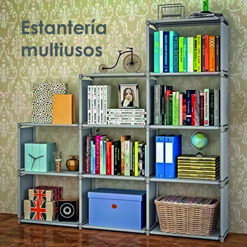Librero organizador (gris)
