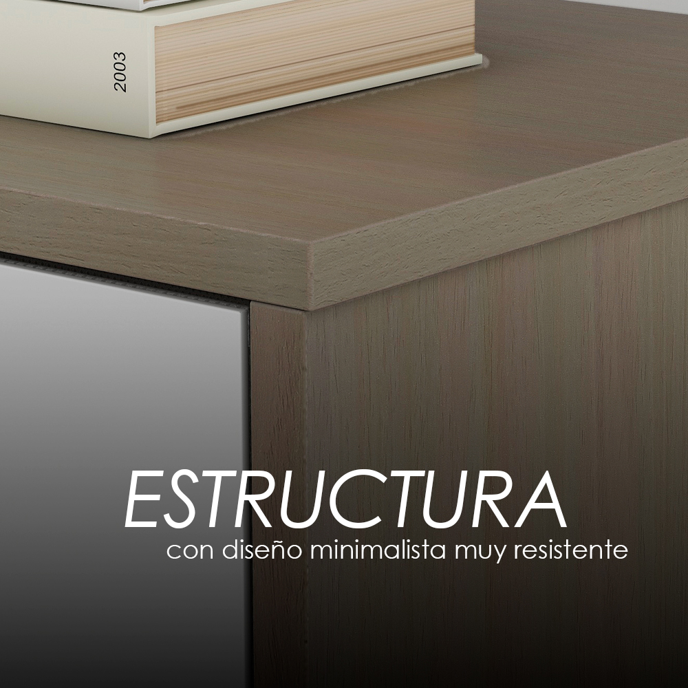 Buro Cajonera de 3 Cafe