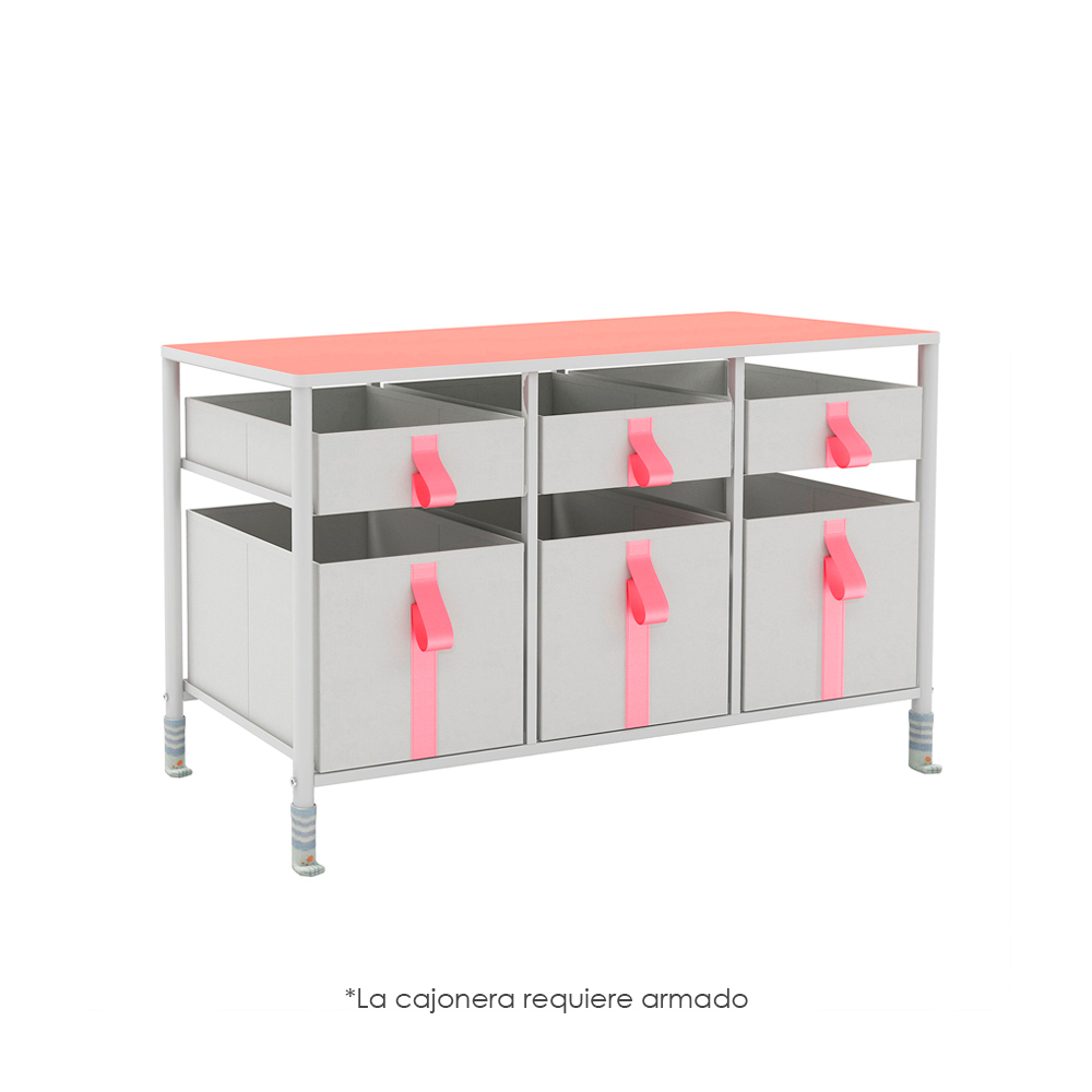 Cajonera de 6 para ropa y jueguetes niña