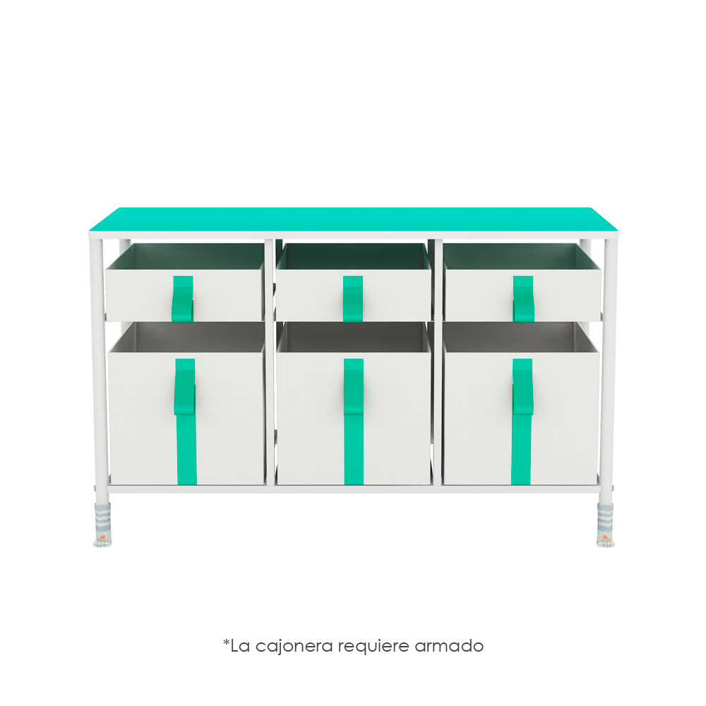 Cajonera de 6 para ropa y jueguetes niño