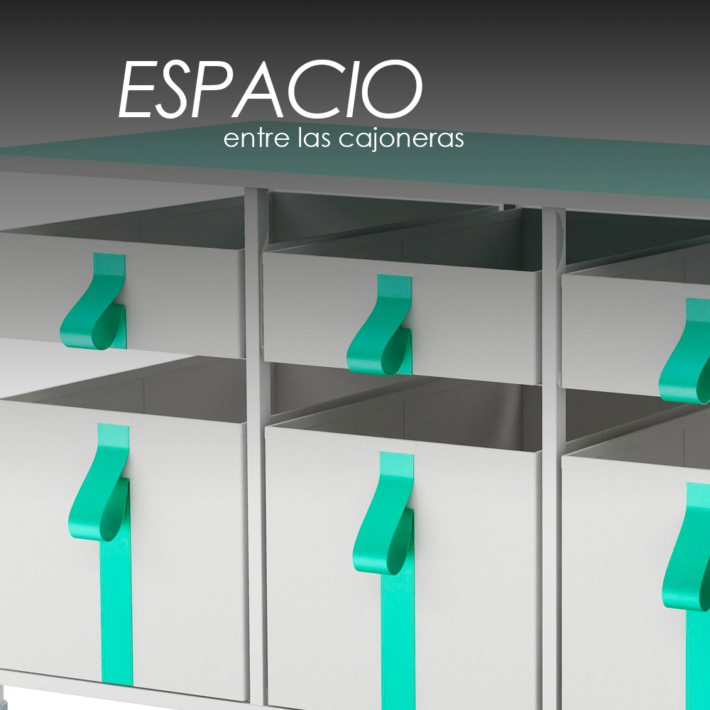 Cajonera de 6 para ropa y jueguetes niño